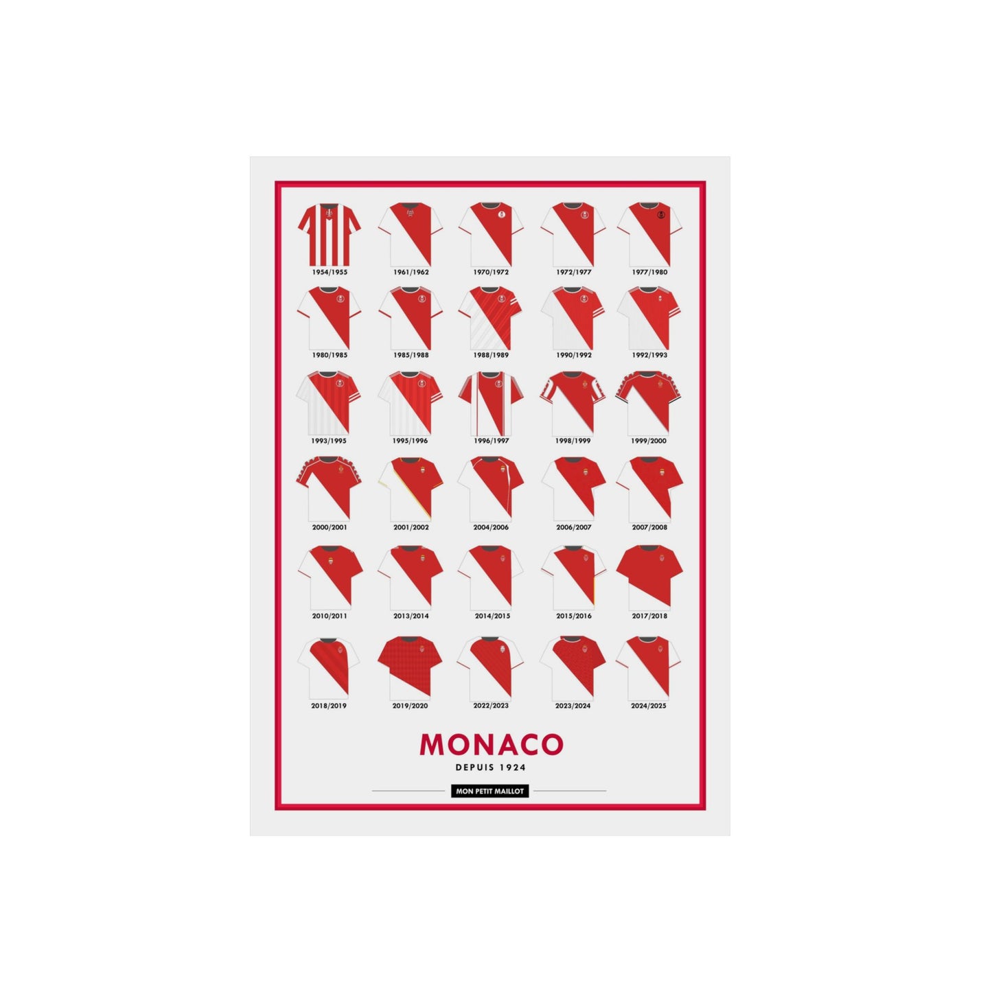 Poster en métal Monaco