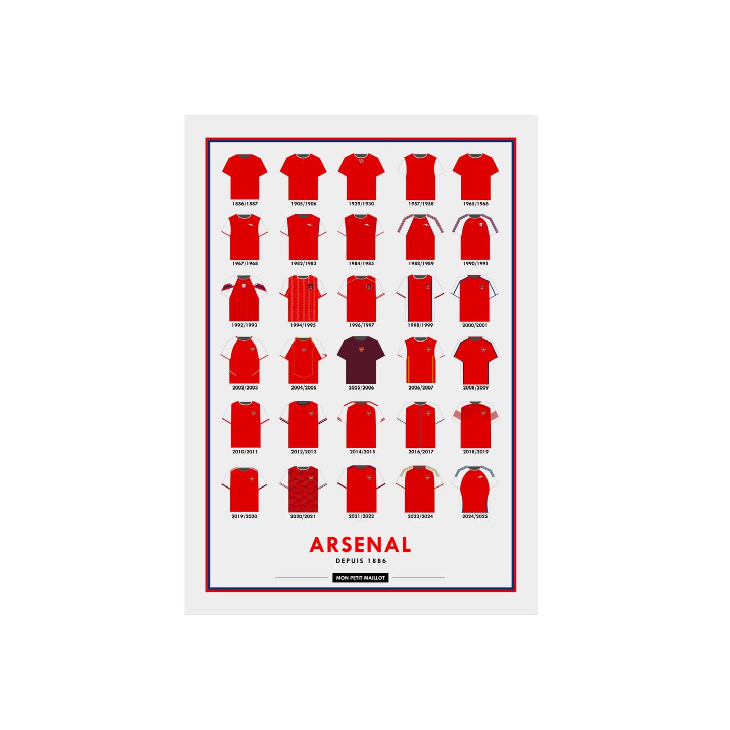 Poster en métal Arsenal