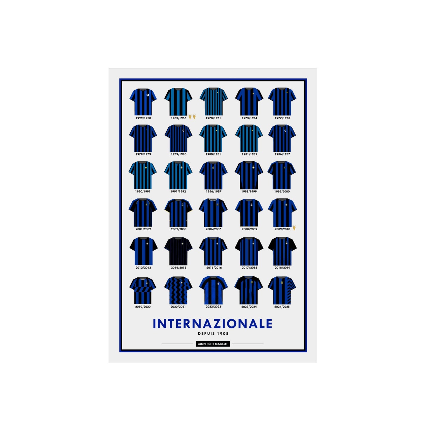 Poster Métallique Inter