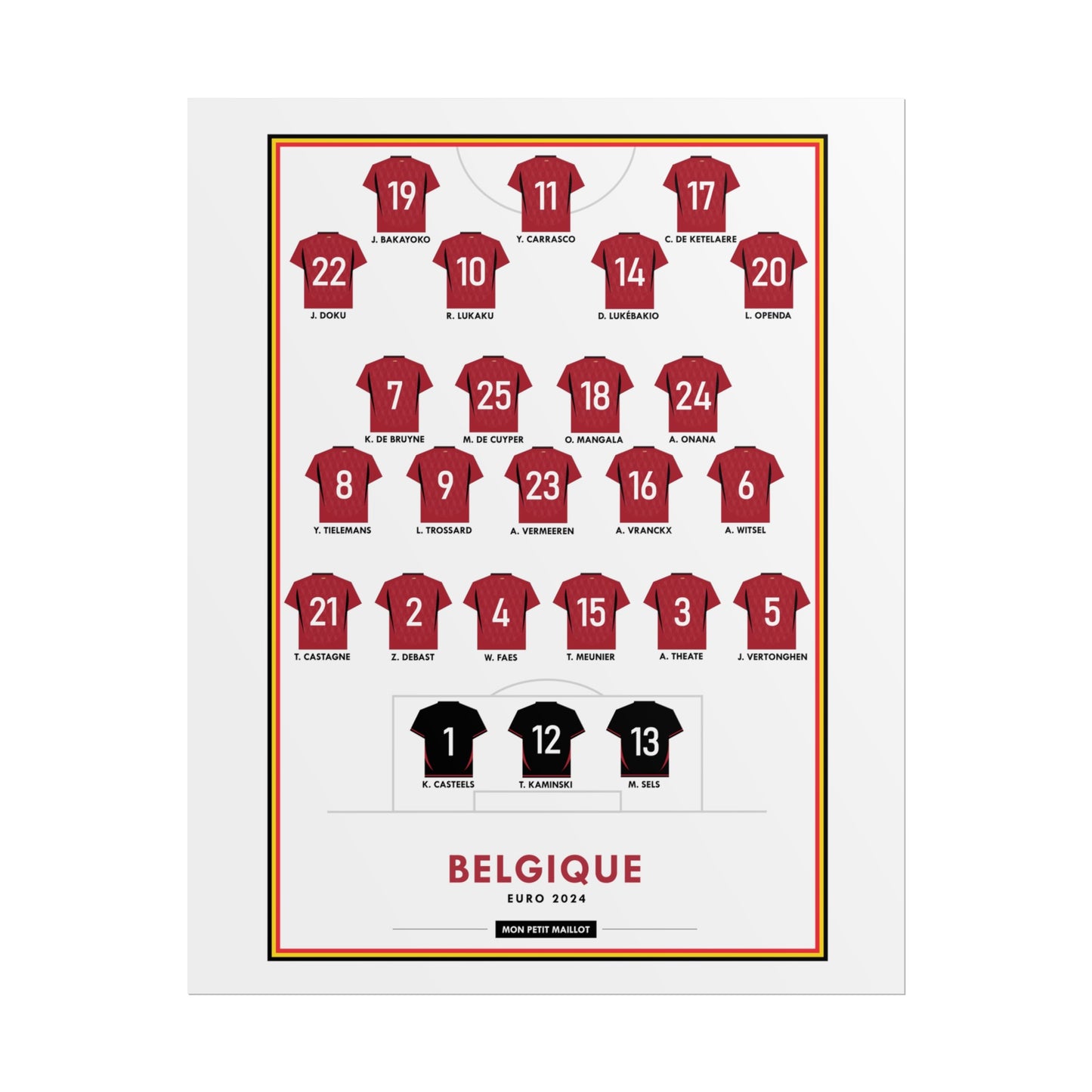 Poster Belgique