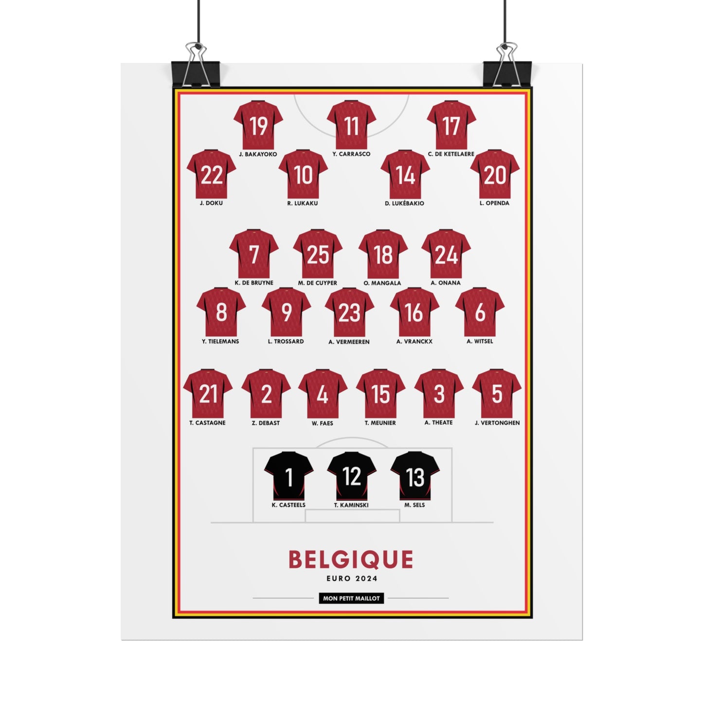 Poster Belgique