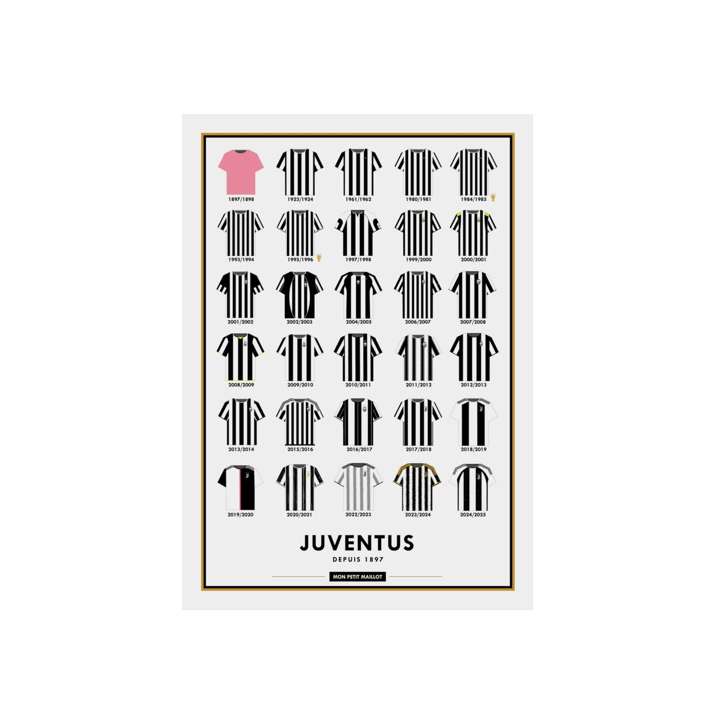 Poster en métal Juventus