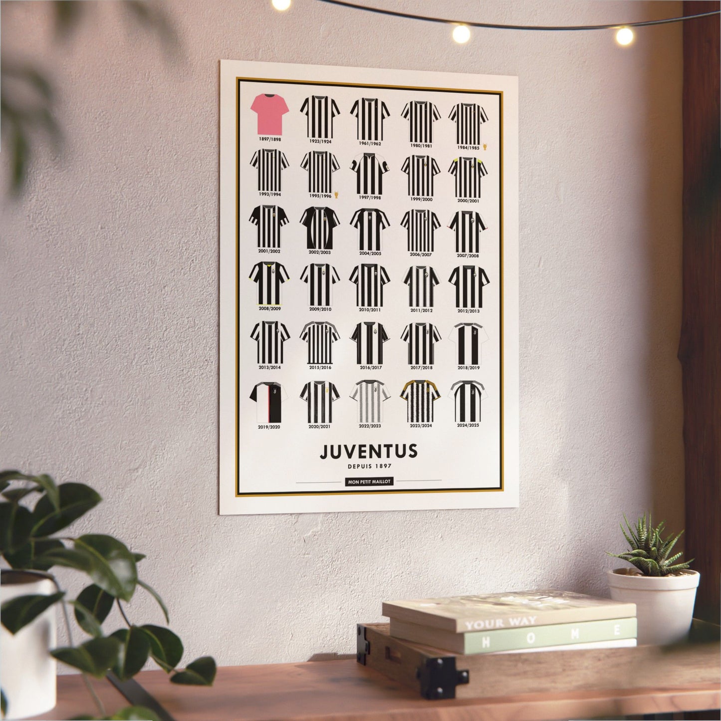 Poster en métal Juventus